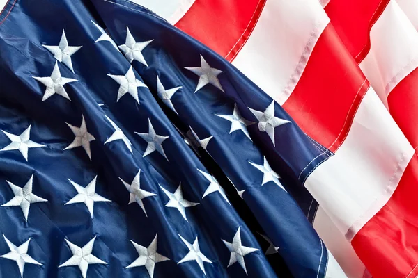 Bandeira dos EUA real — Fotografia de Stock