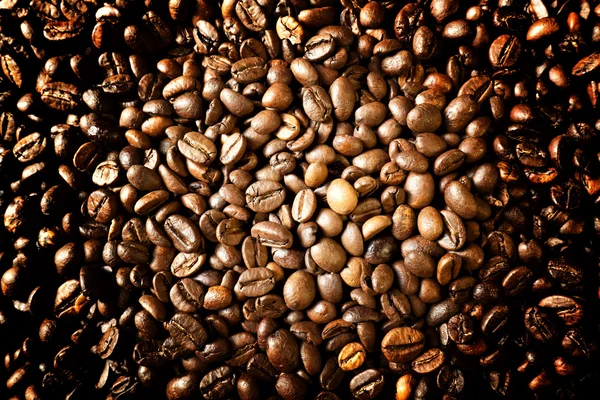 Espresso och kaffe korn — Stockfoto