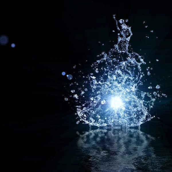 Splash water concept — стоковое фото