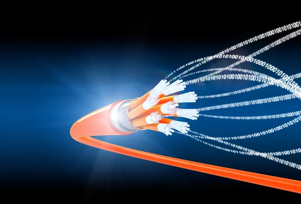 Fiber optik arka plan — Stok fotoğraf