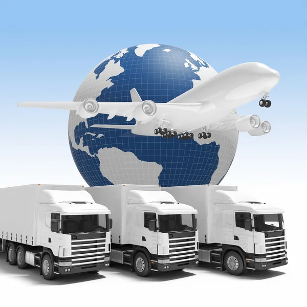 Fast delivery world wide — Stock Photo, Image