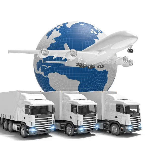 Fast delivery world wide — Stock Photo, Image