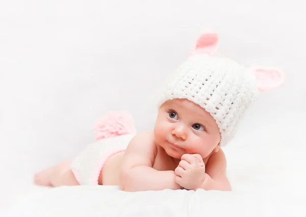 Cute newborn portrait — Stock Photo, Image