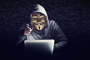hacker with mask