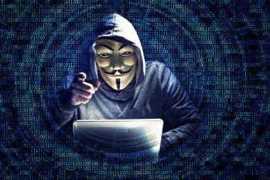 hacker iş başında