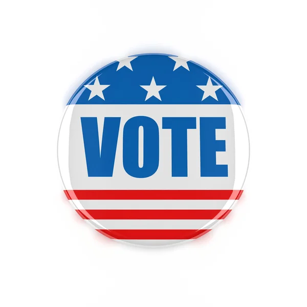 3d usa vote button — Stock Photo, Image