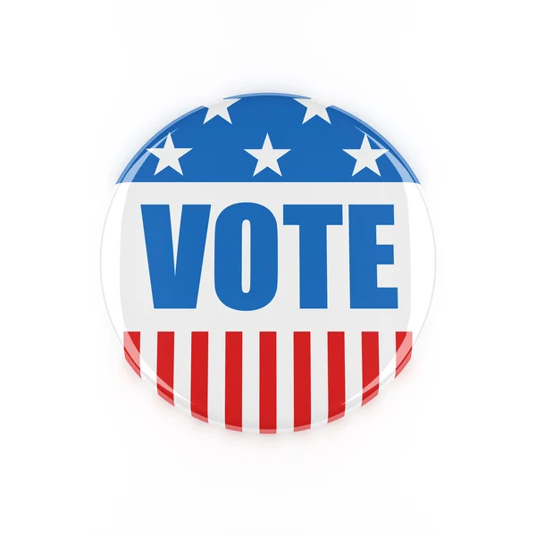 Pulsante di voto 3d usa — Foto Stock