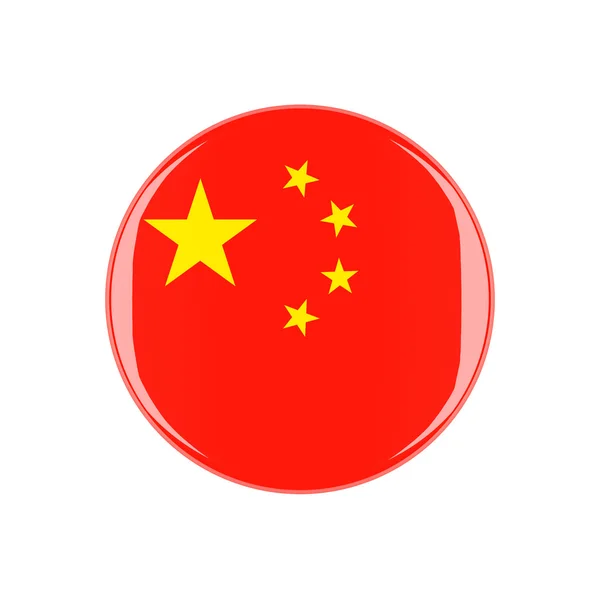 Китай 3D кнопка — стоковое фото