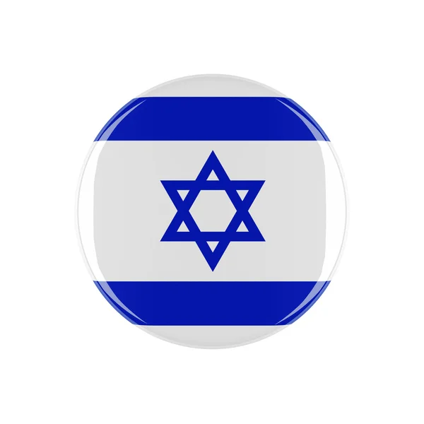Israel 3d button — Stock Photo, Image