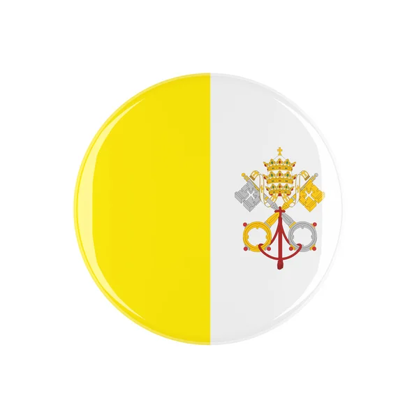 Vaticaan 3d knop — Stockfoto