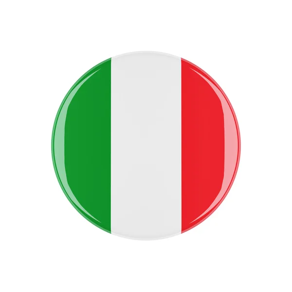 Italy 3d button — Stock Photo, Image