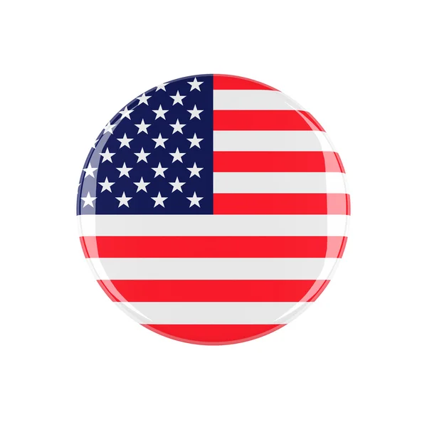 Usa 3d button — Stock Photo, Image