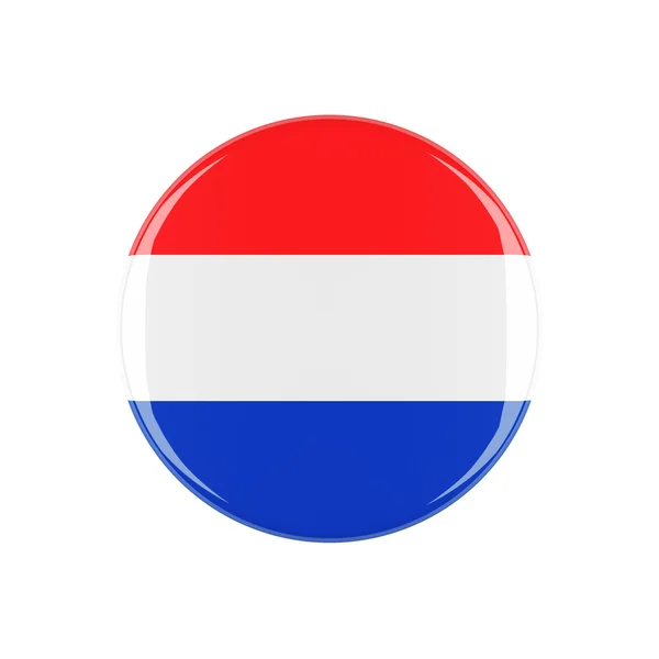 Holland 3d button — Stock Photo, Image