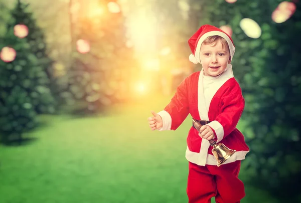 Criança santa claus — Fotografia de Stock