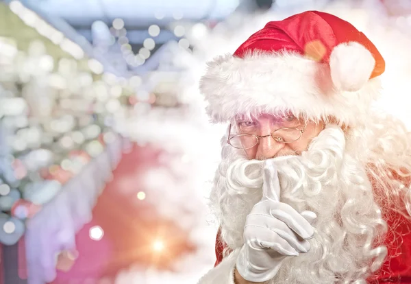 Santa claus portret — Stockfoto