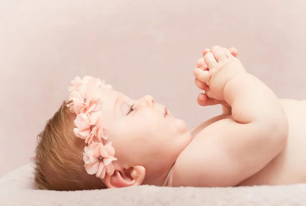 Newborn fine portrait — Stock Photo, Image