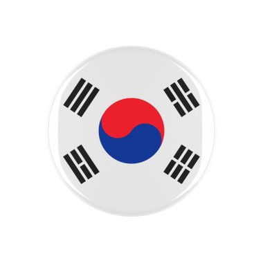 Güney Kore 3d düğmesi
