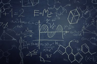 klasik kara tahta arka plan