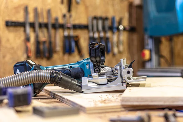 Detail Jointer Biscui — Stock Photo, Image