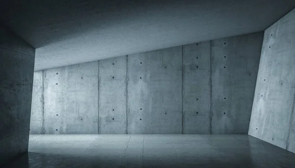 Modern Concrete Interior Nobody Render — Stock Photo, Image