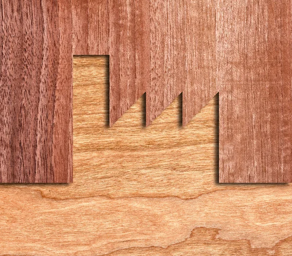 木材工业 — 图库照片