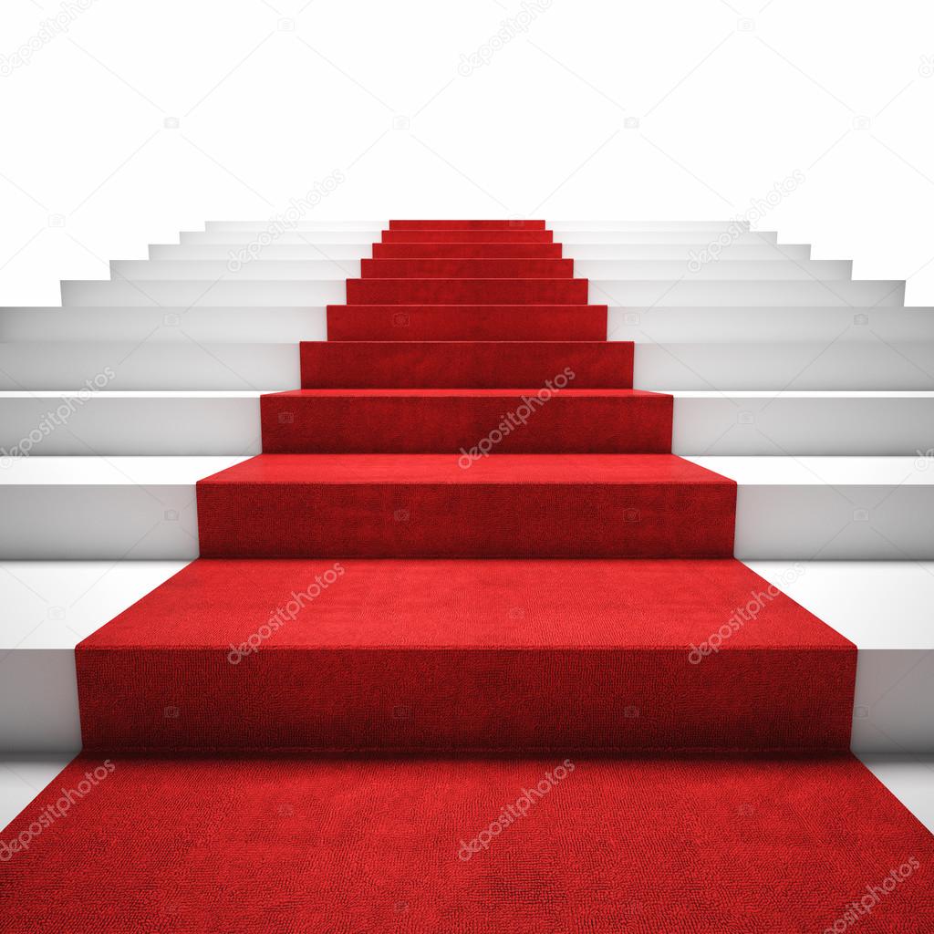 red carpet stair