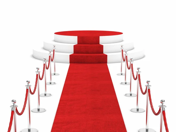 Red carpet — Stock Photo, Image