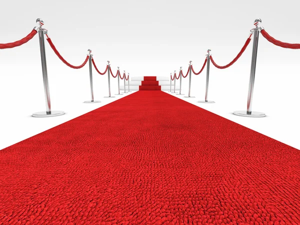 Red carpet — Stock Photo, Image