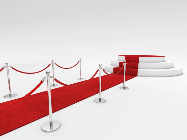 Red carpet — Stock Photo, Image