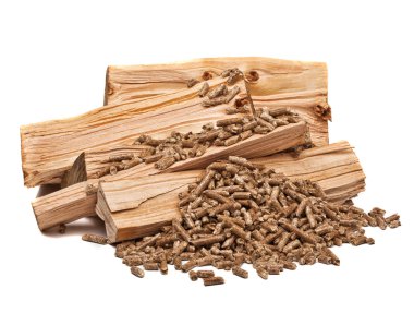 wood pellet clipart