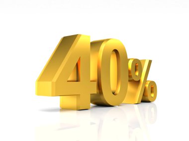 golden 40 discount clipart