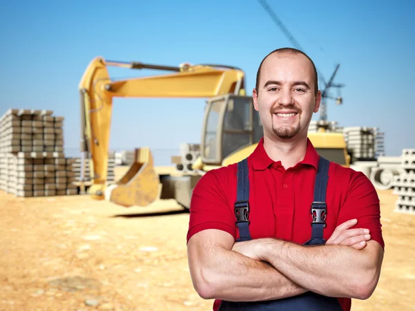 Manitas en el sitio de construcción — Foto de Stock