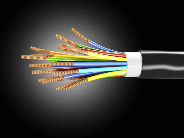 Cable eléctrico — Foto de Stock