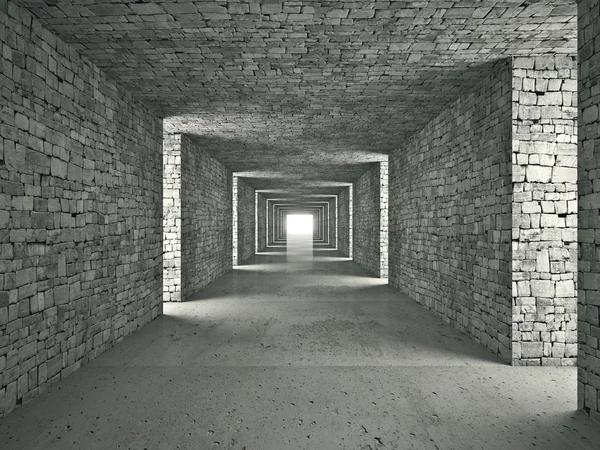Анотація тунель — стокове фото