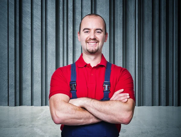 Handyman porträtt — Stockfoto