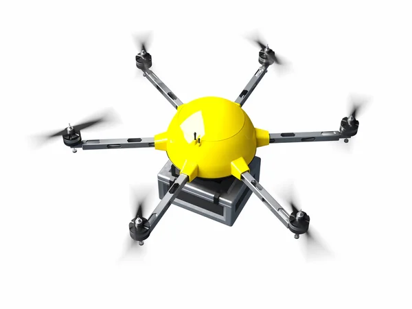 Drone levering — Stockfoto