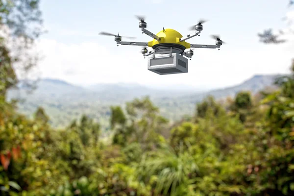 Entrega de drones — Foto de Stock