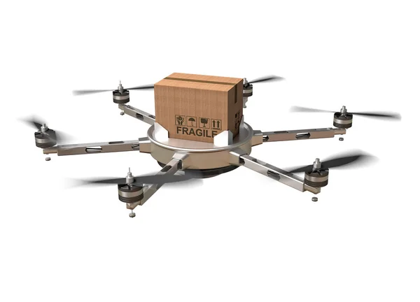 Drone-szállítási — Stock Fotó