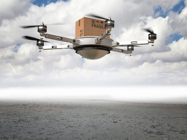 Drone delivery — Stock Photo, Image