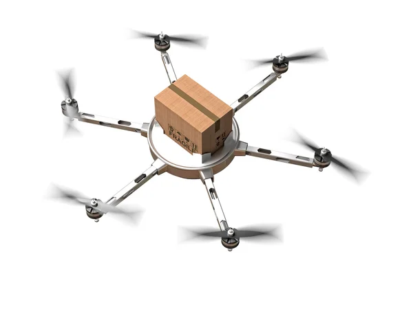 Drone doručení — Stock fotografie