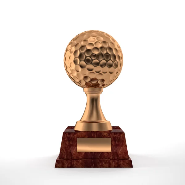 Golf trophy — Stockfoto