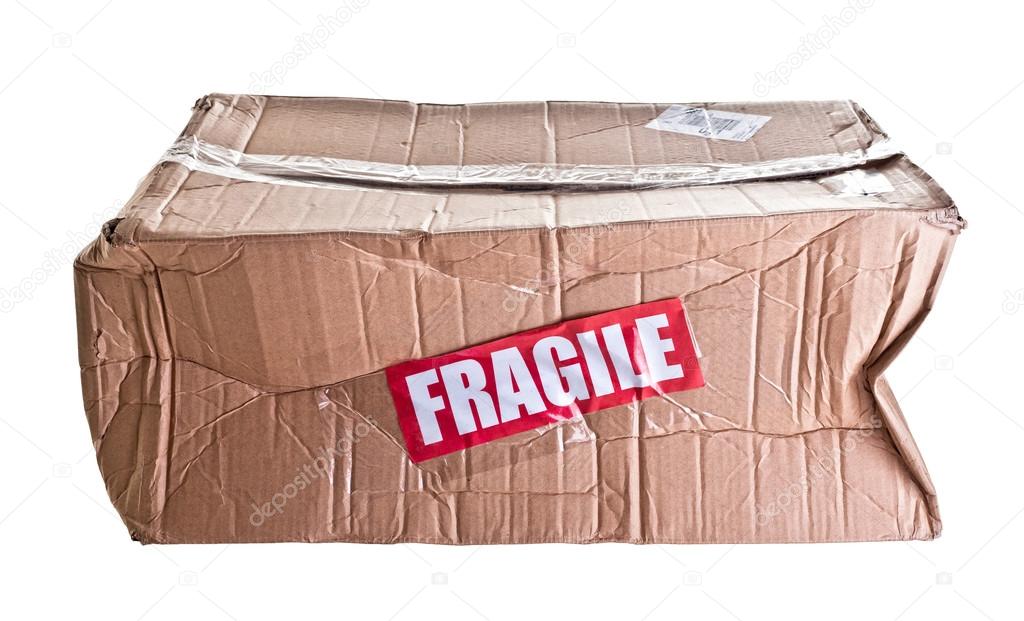 broken parcel