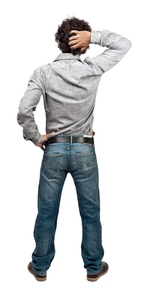 Man back view — Stock Photo, Image