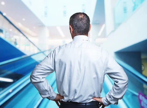 Man back view — Stock Photo, Image