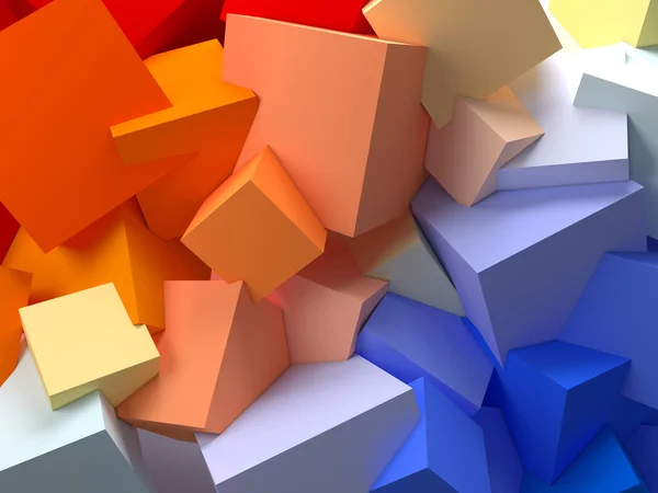 Abstract cubes — Stock Photo, Image