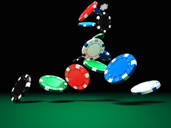 Fichas de póker — Foto de Stock