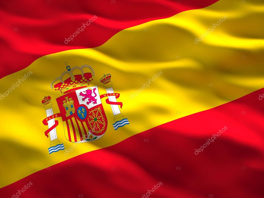 Spanische Flagge - Stockfotografie: lizenzfreie Fotos © jukai5 75007873