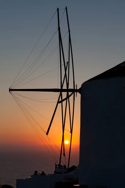 Oia mulino — Foto Stock