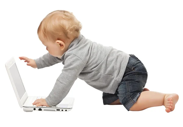 stock image child with notebook