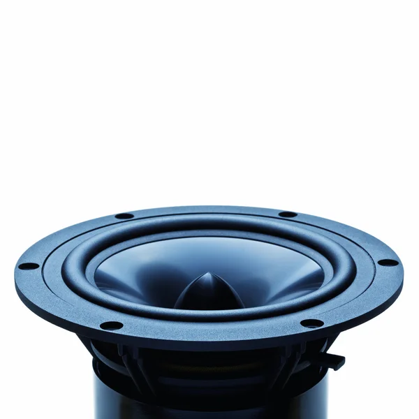 Beyaz üzerine woofer — Stok fotoğraf